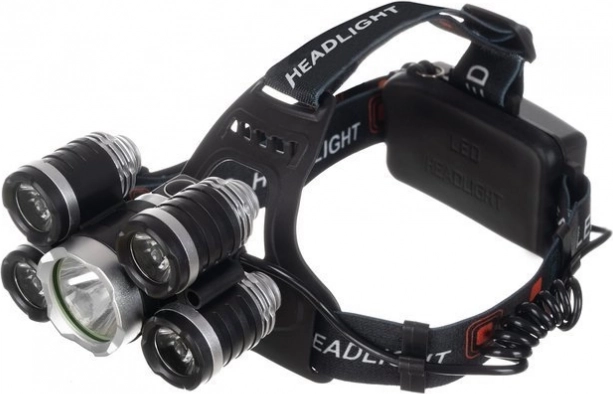 Powerful lighting with 5× Cree T6 LEDs