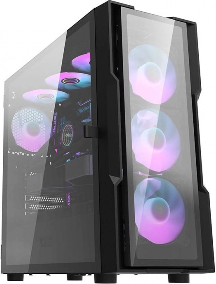 Компютърна кутия с RGB осветление Darkflash
