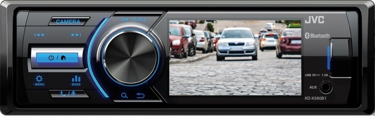 Авторадио JVC с Bluetooth и монитор