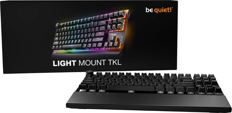 Be quiet! light mount TKL тиха линейна механична клавиатура