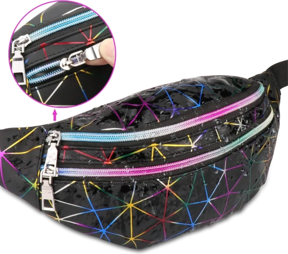 Three practical zippered pockets