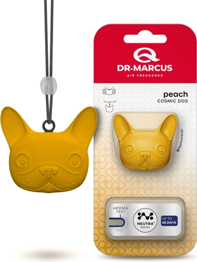 Dr. Marcus Cosmic Dog car air freshener Peach