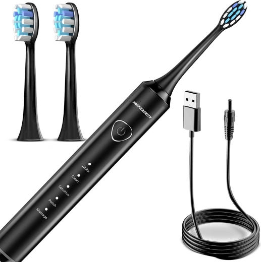Пълен комплект с USB зареждане и 2 глави