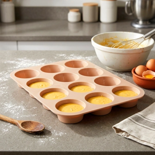 Convenient baking of up to 12 at once