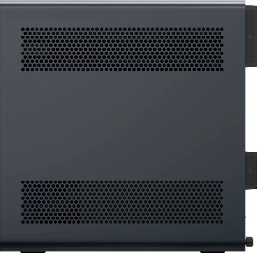 Compact metal chassis with efficient ventilation