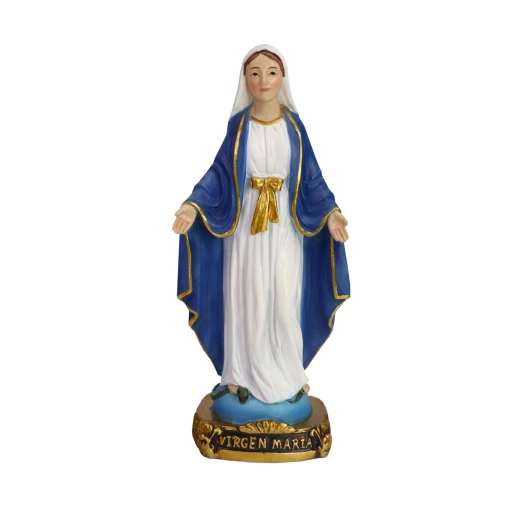 Virgin Mary Figurine Made of Resin 6 × 4 × 13 cm