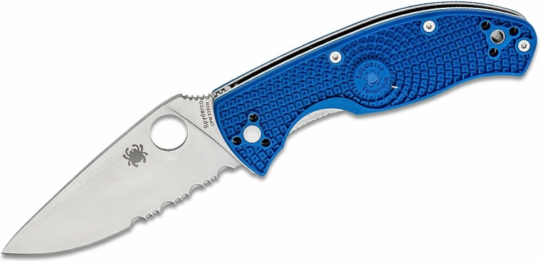 Spyderco Tenacious Lightweight Blue джобен нож 8,6 cm, сатен, син, FRN