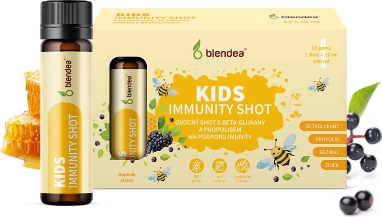Blendea immunity shot за деца с прополис и бета-глюкани 10 × 10 ml