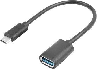 USB-C (male) to USB-A (female) USB 3.1 adapter, 15 cm