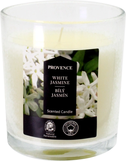 Scented candle in glass White Jasmine 7 × 8 cm