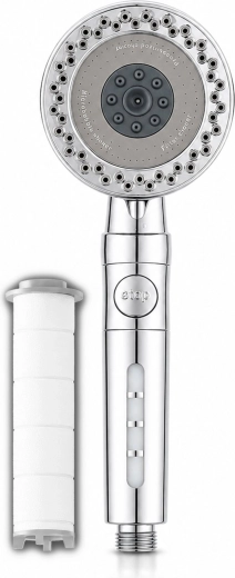 Renew Force Handheld Shower Head with Filter and 5 Spray Modes