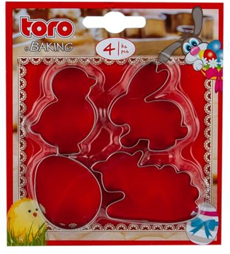 Easter Cookie Cutter Set – Sheep, Chick, Rabbit and Egg (4 pcs)