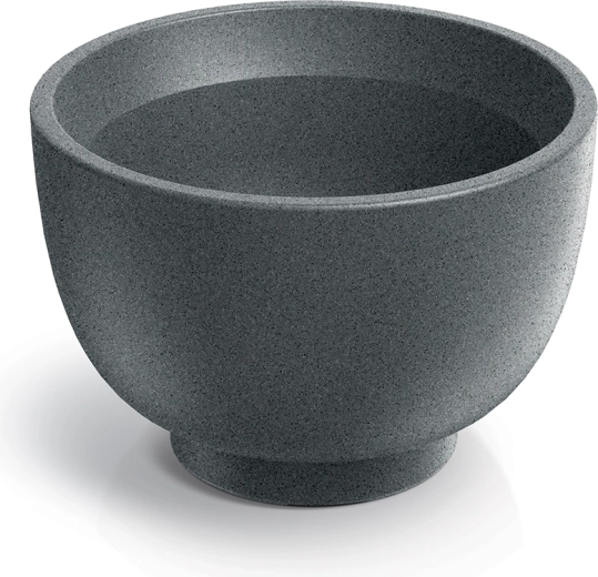 Vemo Round Planter 40 cm granite gray
