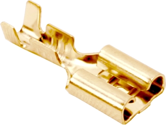 Медна кримпваща втулка за щекер 6,3 mm