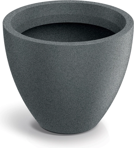 Molio Round Flower Pot 38 cm granite grey