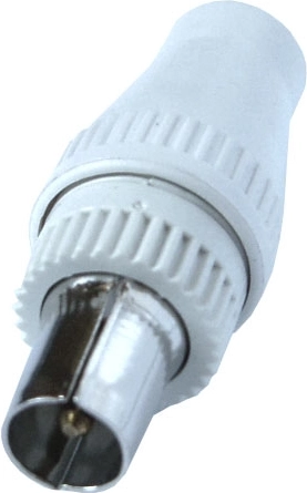 Solight straight antenna connector COAX Italy type, 10 pieces