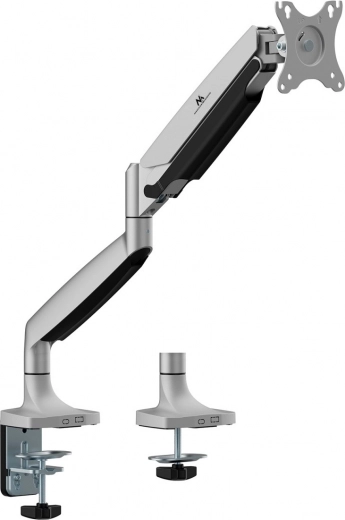 Universal dual-arm monitor mount by Maclean with gas spring
