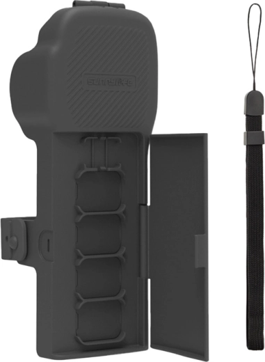 Sunnylife protective case with strap and neck lanyard for DJI Osmo Pocket 3 – gray