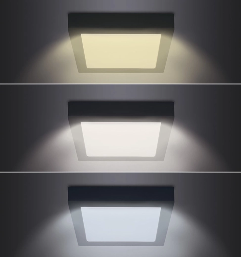 Adjustable light colour (CCT) as needed