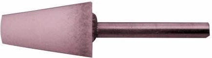 абразивно конусно шлифовъчно тяло с опашка 6/3 × 10 mm, зърно 100, твърдост M