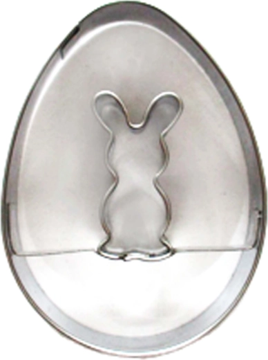 Stainless steel Easter bunny cookie cutters 4–6 cm