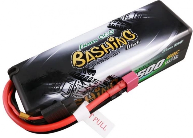 LiPo акумулатор Gens Ace G-Tech 5500 mAh 11,1 V 3S 60C HardCase (T-plug) за RC коли