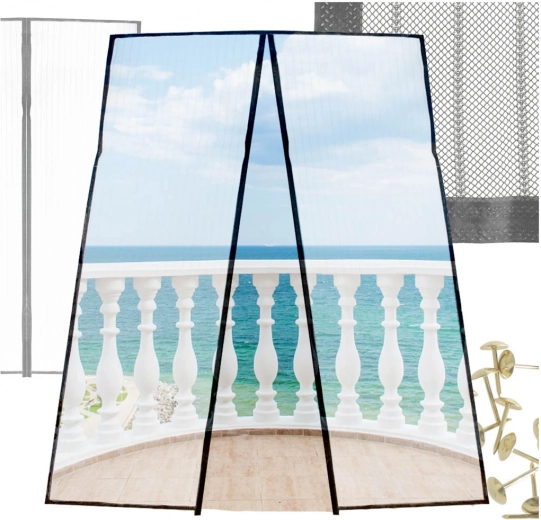 Magnetic insect screen for doors 100 × 210 cm