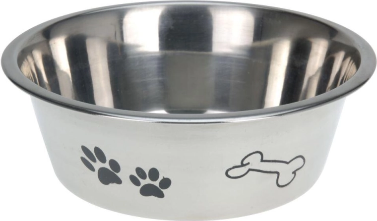 Stainless steel dog bowl 21 cm
