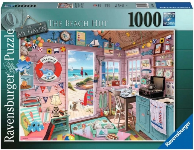 Пъзел Ravensburger Моята плажна къщичка My Haven No7 1000 части
