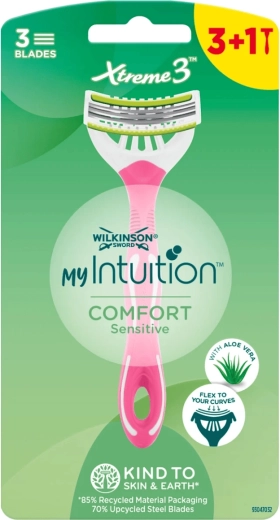 Wilkinson My Intuition Xtreme3 Comfort Sensitive еднократна дамска самобръсначка 3+1