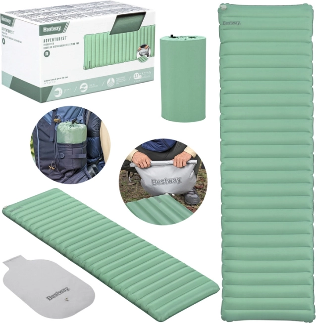 Надуваема постелка Bestway AdventuRest 188 x 58,5 x 7,5 cm