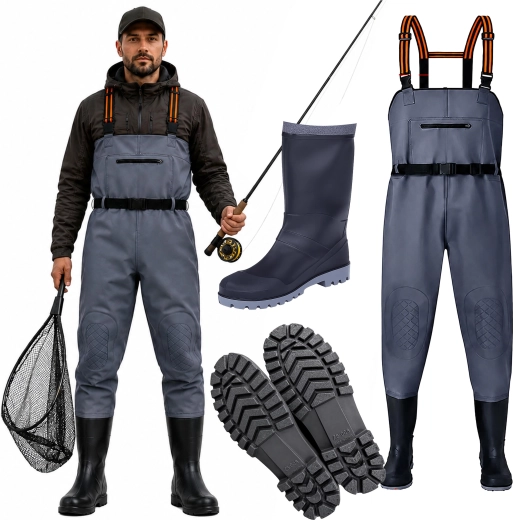 Comfortable wear thanks to straps and a high cut