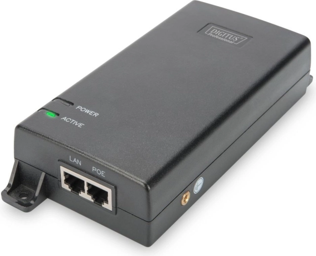 PoE+ Injector 55 V 60 W Gigabit