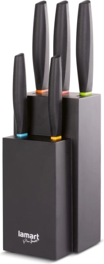 Lamart Color set of 5 knives in a block