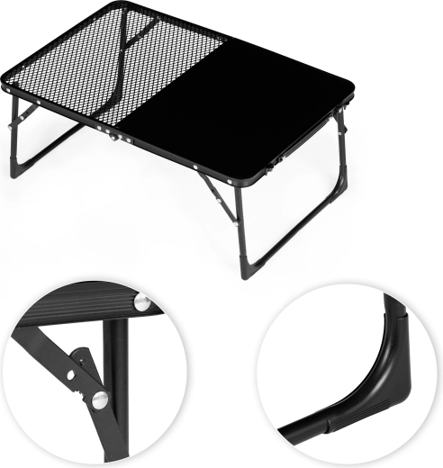 Stable construction with leg safety lock