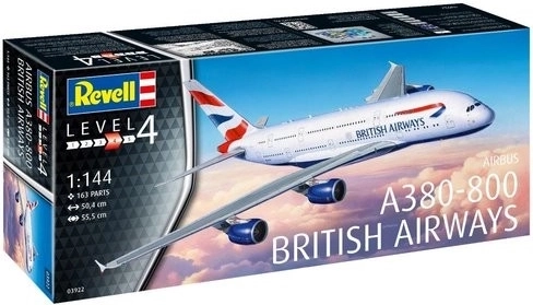 Пластмасов модел на самолет AIRBUS A380-800 BRITISH AIRWAYS