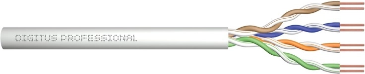 Installation cable U/UTP cat5e wire AWG24/1 100m