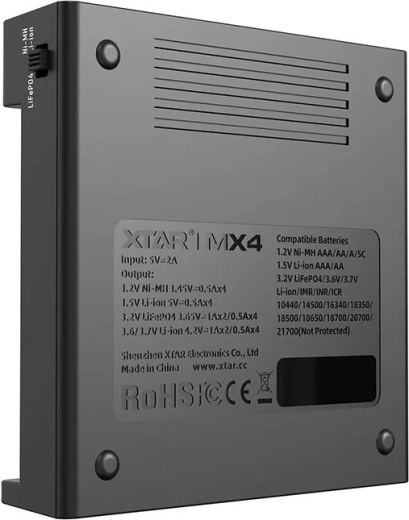 Wide compatibility of battery types