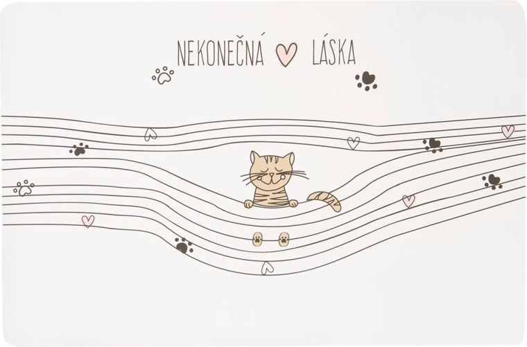 Placemat Infinite Love – cat (UH, 43 × 28 cm)