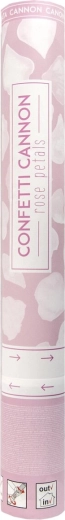 White rose petal confetti launcher 40 cm