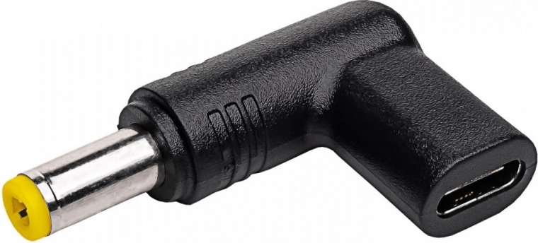 USB‑C to 5.5 × 2.5 mm Adapter for Laptops