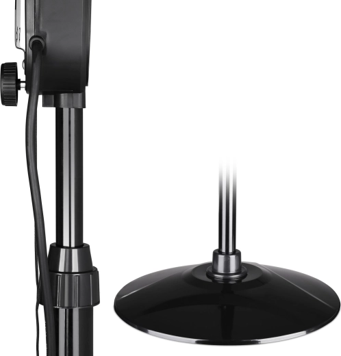 Adjustable height and tilt for precise heat direction