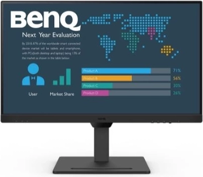 27″ офис монитор BENQ с QHD IPS, 75 Hz, 5 ms, HDMI и USB‑C