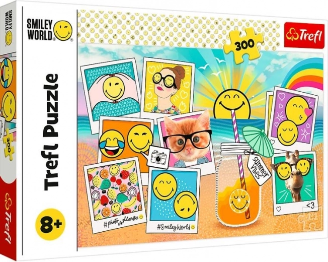 Пъзел 300 части Smiley на ваканция