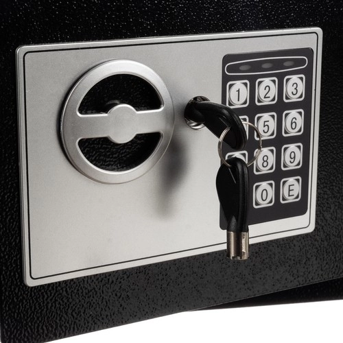 Double security: code + emergency key