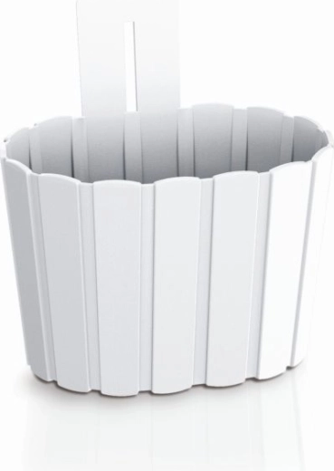 Boardee Wall 19.4 cm White Hanging Wall Planter