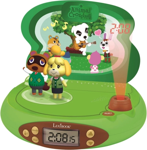 3D будилник с проектор ANIMAL CROSSING