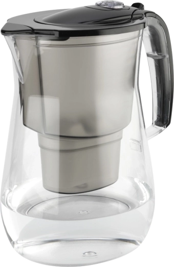 ONYX 4.2 L Water Filter Jug, Black, with B100-25 Cartridge