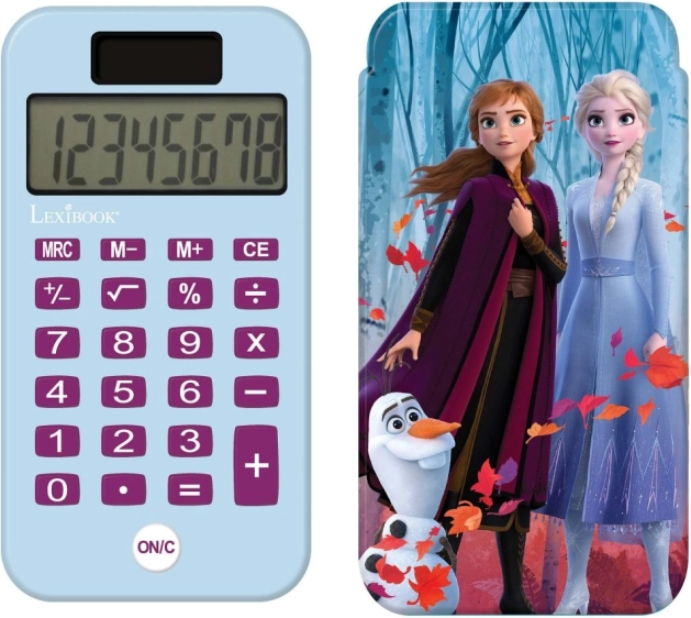 Lexibook джобен калкулатор Frozen – детски калкулатор с плъзгащ се капак
