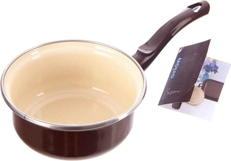 Health-safe enamelled surface